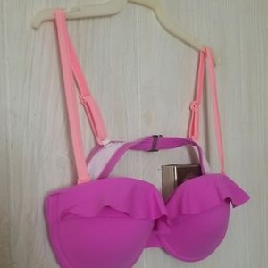 Topanga Size 14 (junior?). Purple Swim Bikini Top Swim Bra